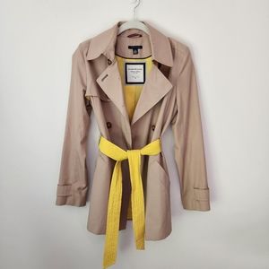 Tommy Hilfiger Khaki / Yellow Trench Coat